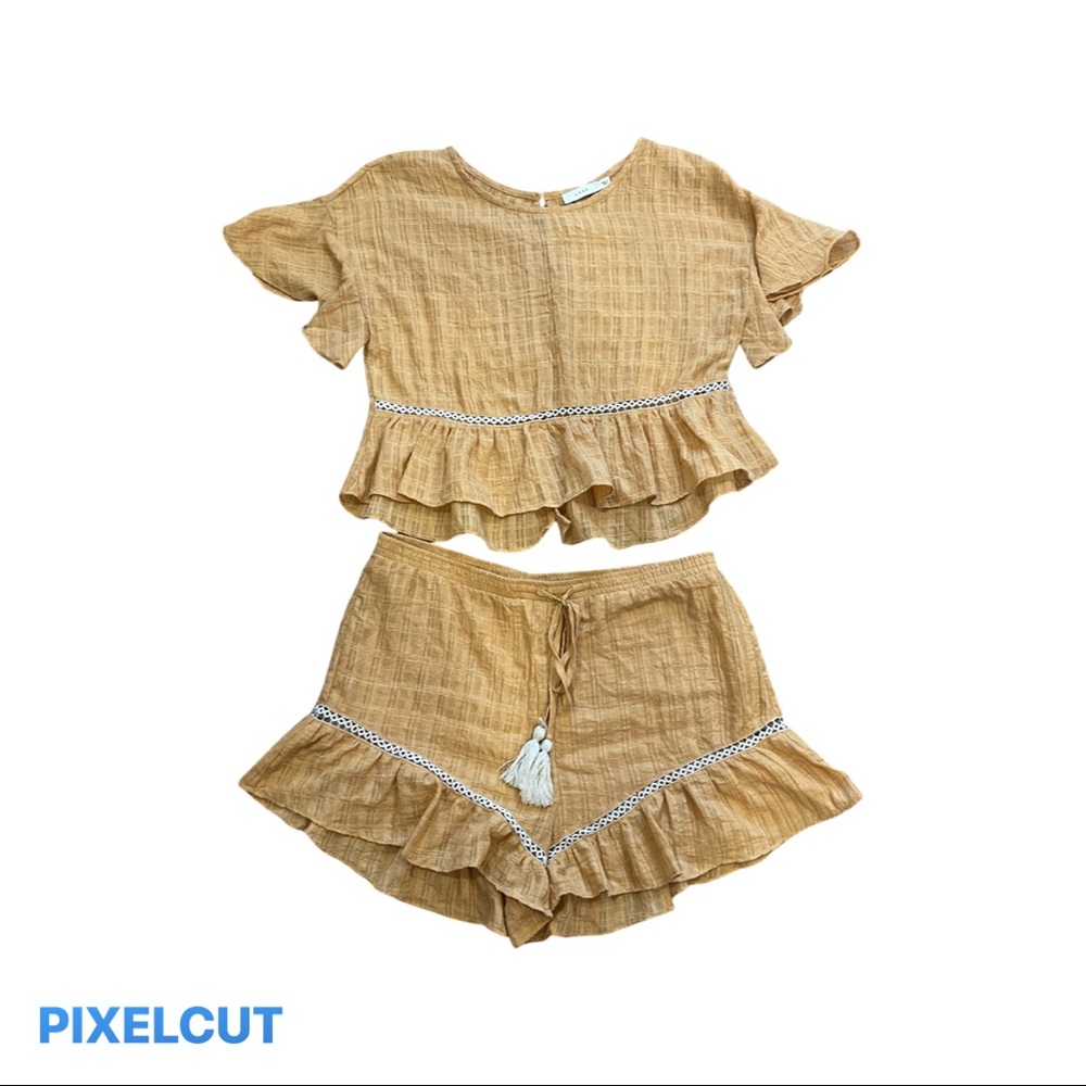 LUSH - 2 piece short & shirt set